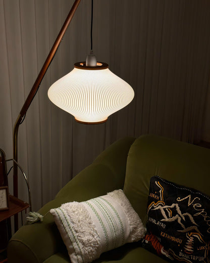 Matsusu Floor Lamp LED Brass Ash Wood Indoor Lighting