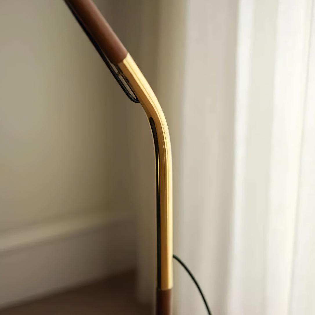 Matsusu Floor Lamp LED Brass Ash Wood Indoor Lighting