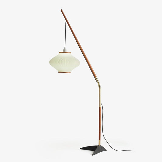 Matsusu Floor Lamp LED Brass Ash Wood Indoor Lighting