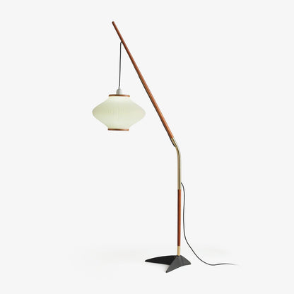Matsusu Floor Lamp LED Brass Ash Wood Indoor Lighting