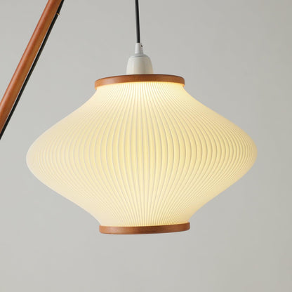 Matsusu Floor Lamp LED Brass Ash Wood Indoor Lighting