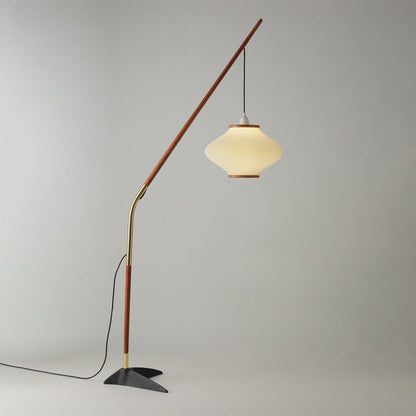 Matsusu Floor Lamp LED Brass Ash Wood Indoor Lighting