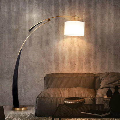 Matterhorn Arc Floor Lamp - LED Indoor Lighting Black Gold