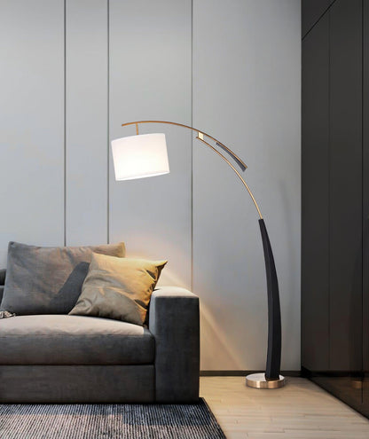 Matterhorn Arc Floor Lamp - LED Indoor Lighting Black Gold