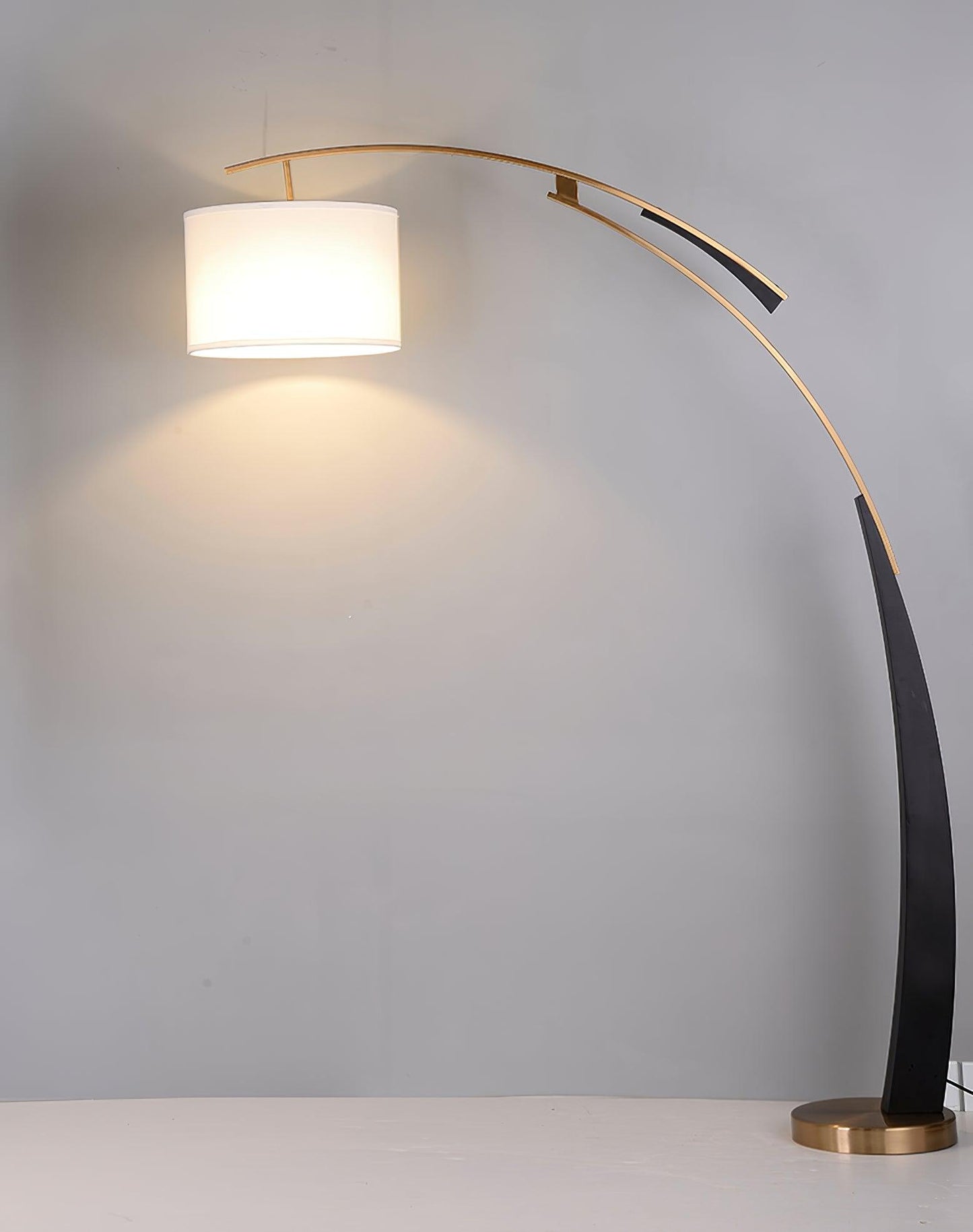 Matterhorn Arc Floor Lamp - LED Indoor Lighting Black Gold