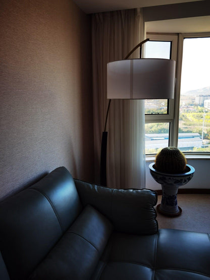 Matterhorn Arc Floor Lamp - LED Indoor Lighting Black Gold