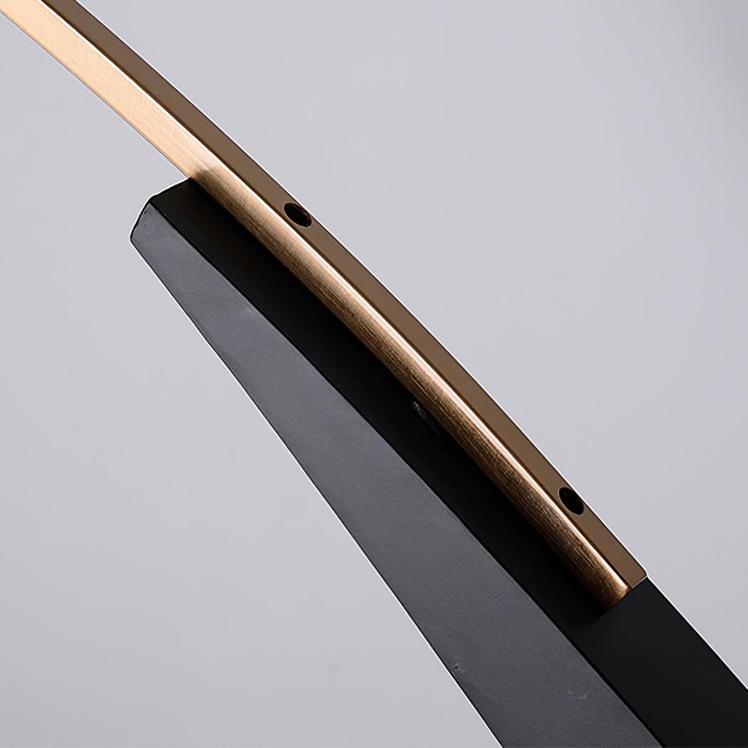 Matterhorn Arc Floor Lamp - LED Indoor Lighting Black Gold