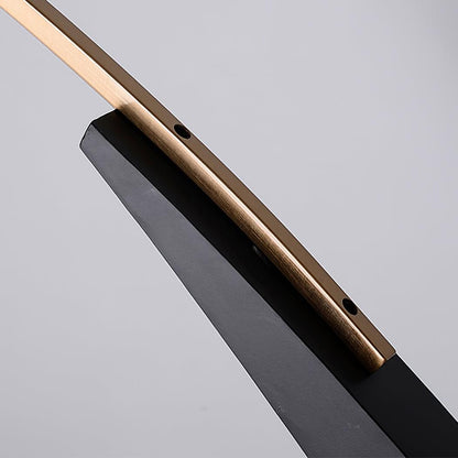 Matterhorn Arc Floor Lamp - LED Indoor Lighting Black Gold