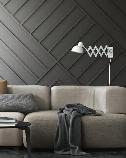 Maxon Adjustable Wall Lamp with Scissor Arm LED Light