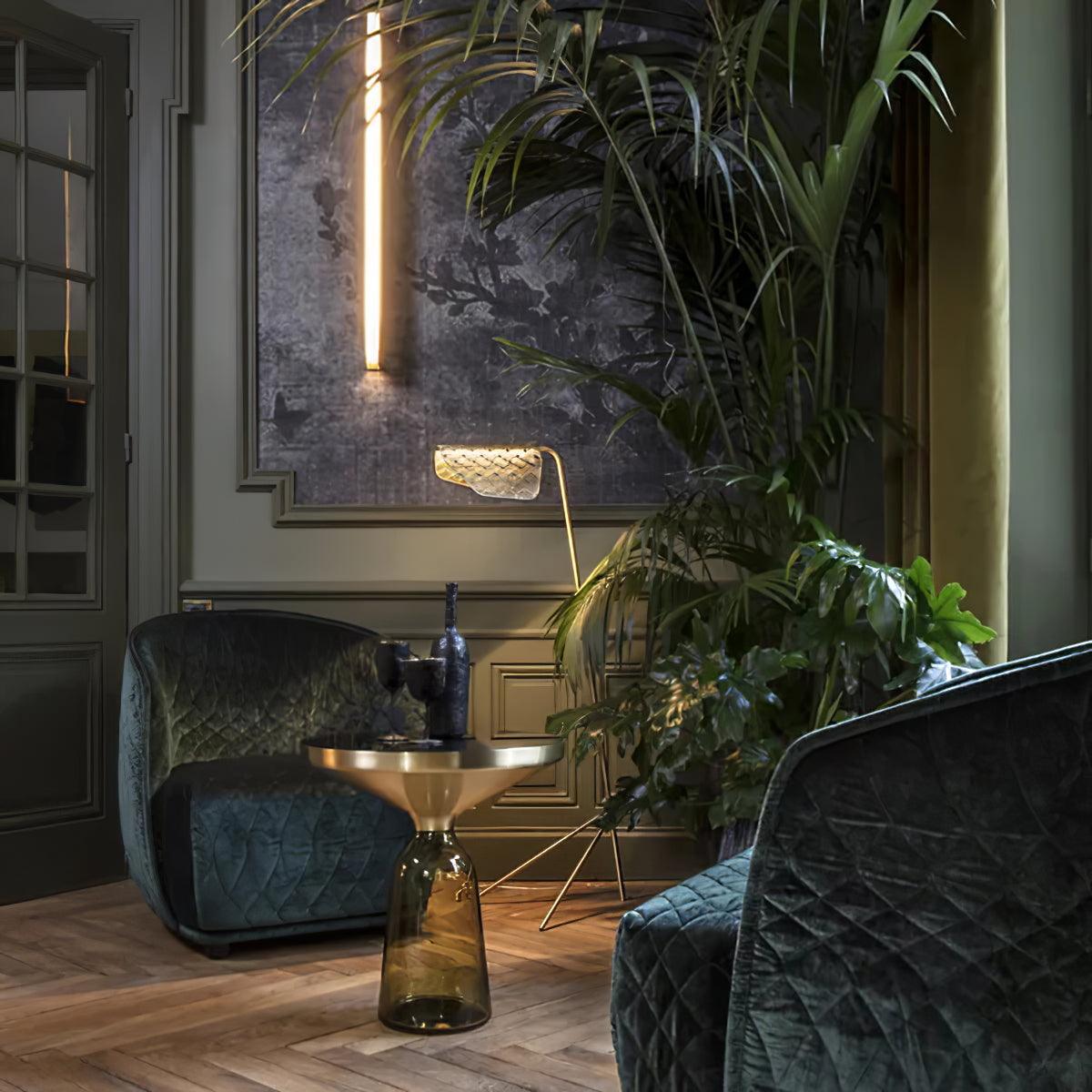 Mediterranea Floor Lamp - LED Indoor Lighting, Gold Finish