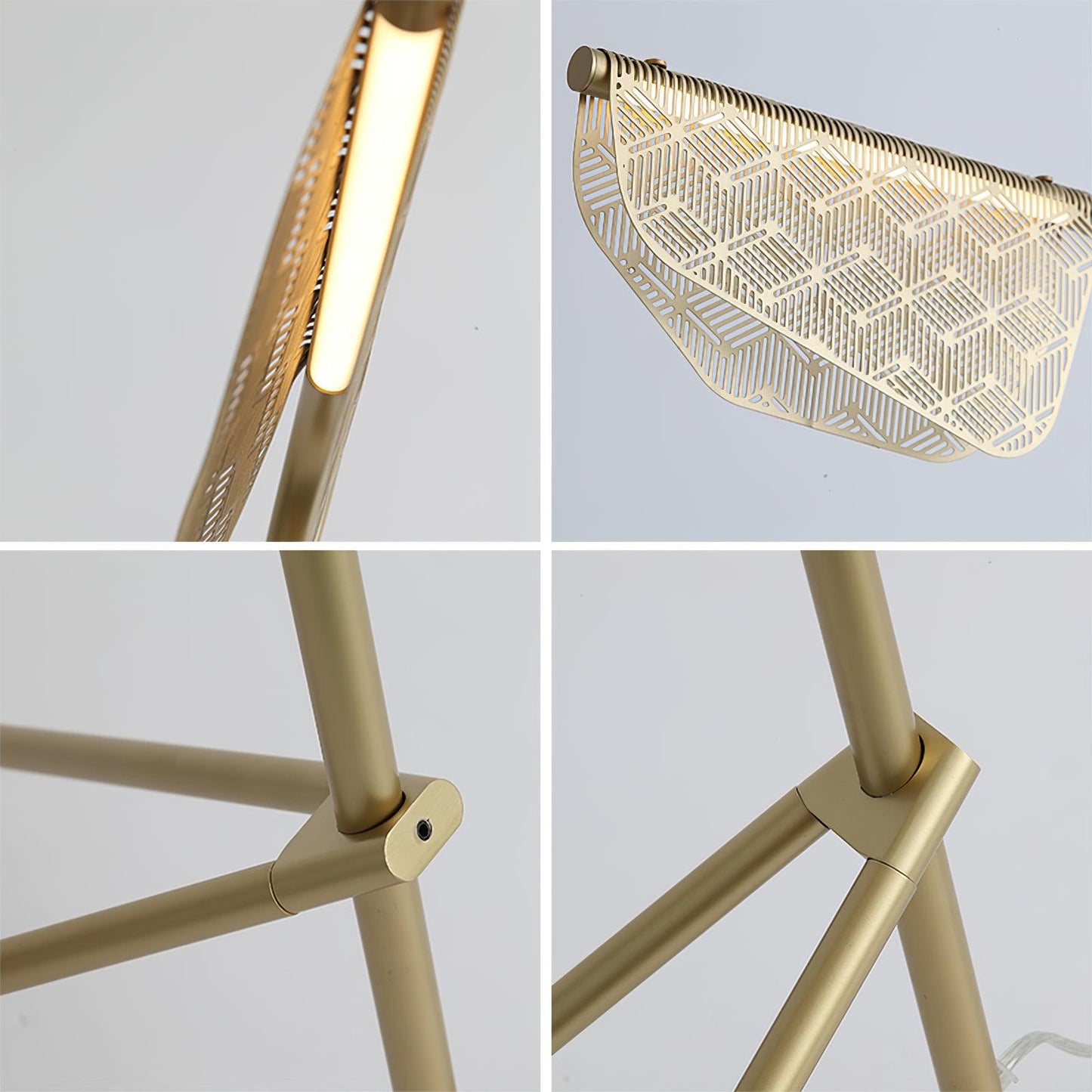 Mediterranea Floor Lamp - LED Indoor Lighting, Gold Finish