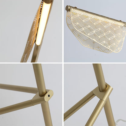 Mediterranea Floor Lamp - LED Indoor Lighting, Gold Finish