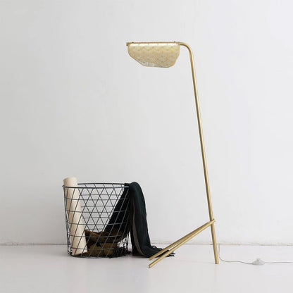 Mediterranea Floor Lamp - LED Indoor Lighting, Gold Finish