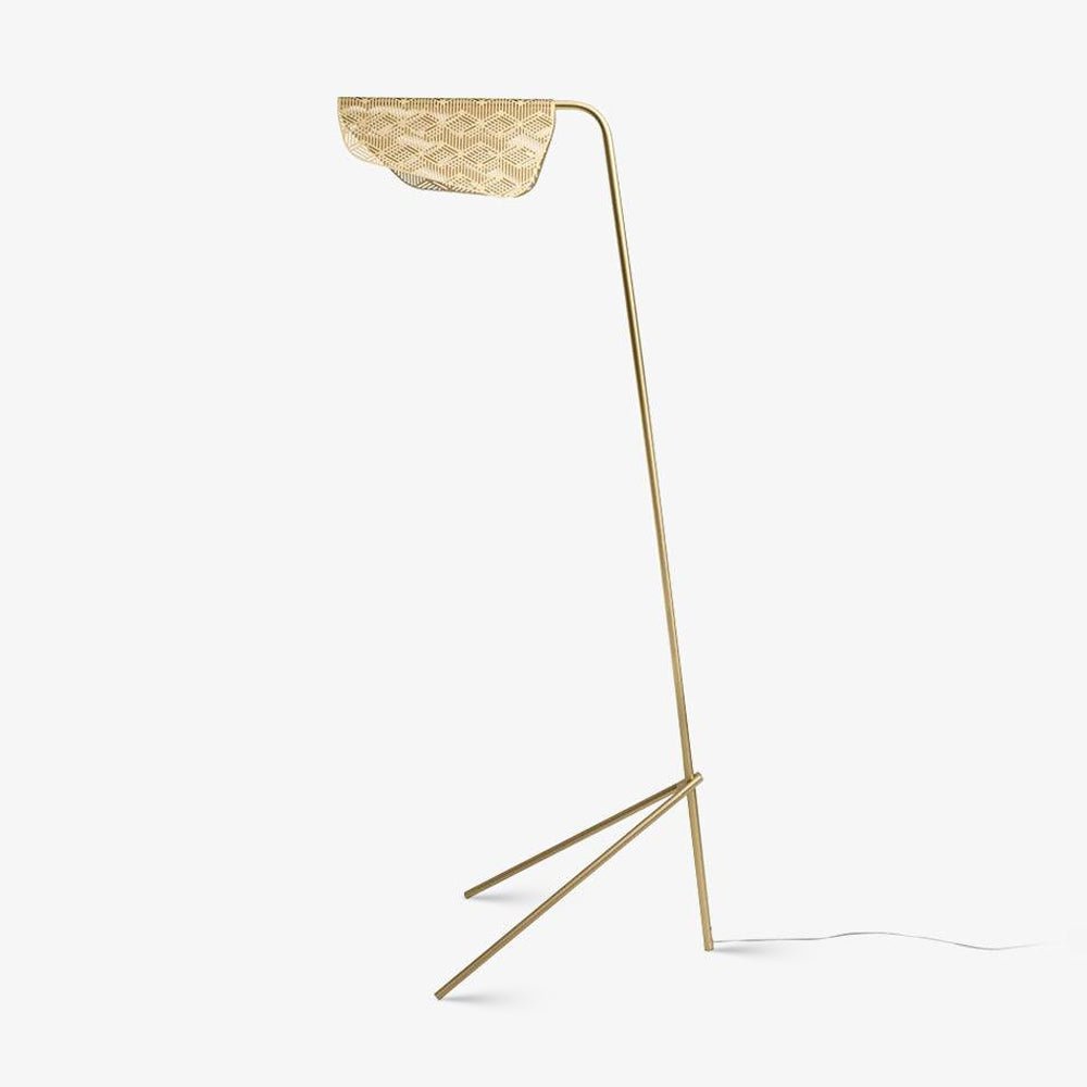 Mediterranea Floor Lamp - LED Indoor Lighting, Gold Finish