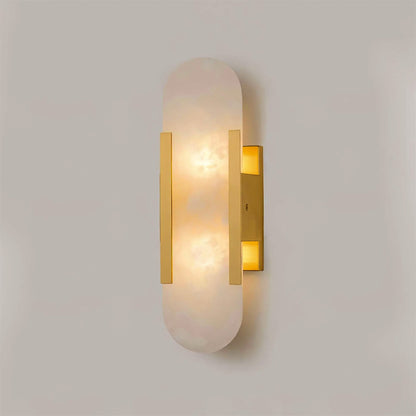 Melange Elongated Alabaster Wall Lamp - LED Indoor Lighting