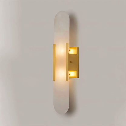 Melange Elongated Alabaster Wall Lamp - LED Indoor Lighting