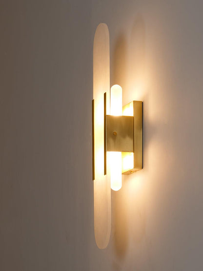 Melange Elongated Alabaster Wall Lamp - LED Indoor Lighting