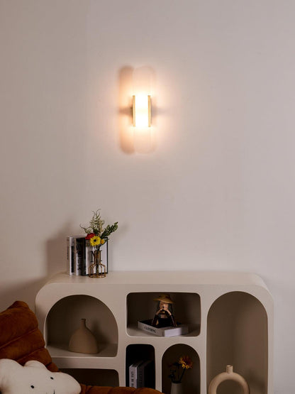 Melange Elongated Alabaster Wall Lamp - LED Indoor Lighting
