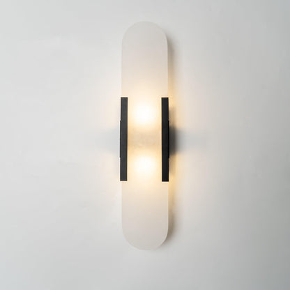 Melange Elongated Alabaster Wall Lamp - LED Indoor Lighting