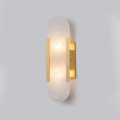 Melange Elongated Alabaster Wall Lamp - LED Indoor Lighting