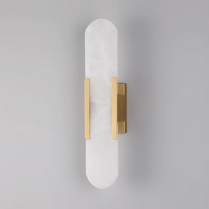 Melange Elongated Alabaster Wall Lamp - LED Indoor Lighting