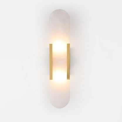 Melange Elongated Alabaster Wall Lamp - LED Indoor Lighting