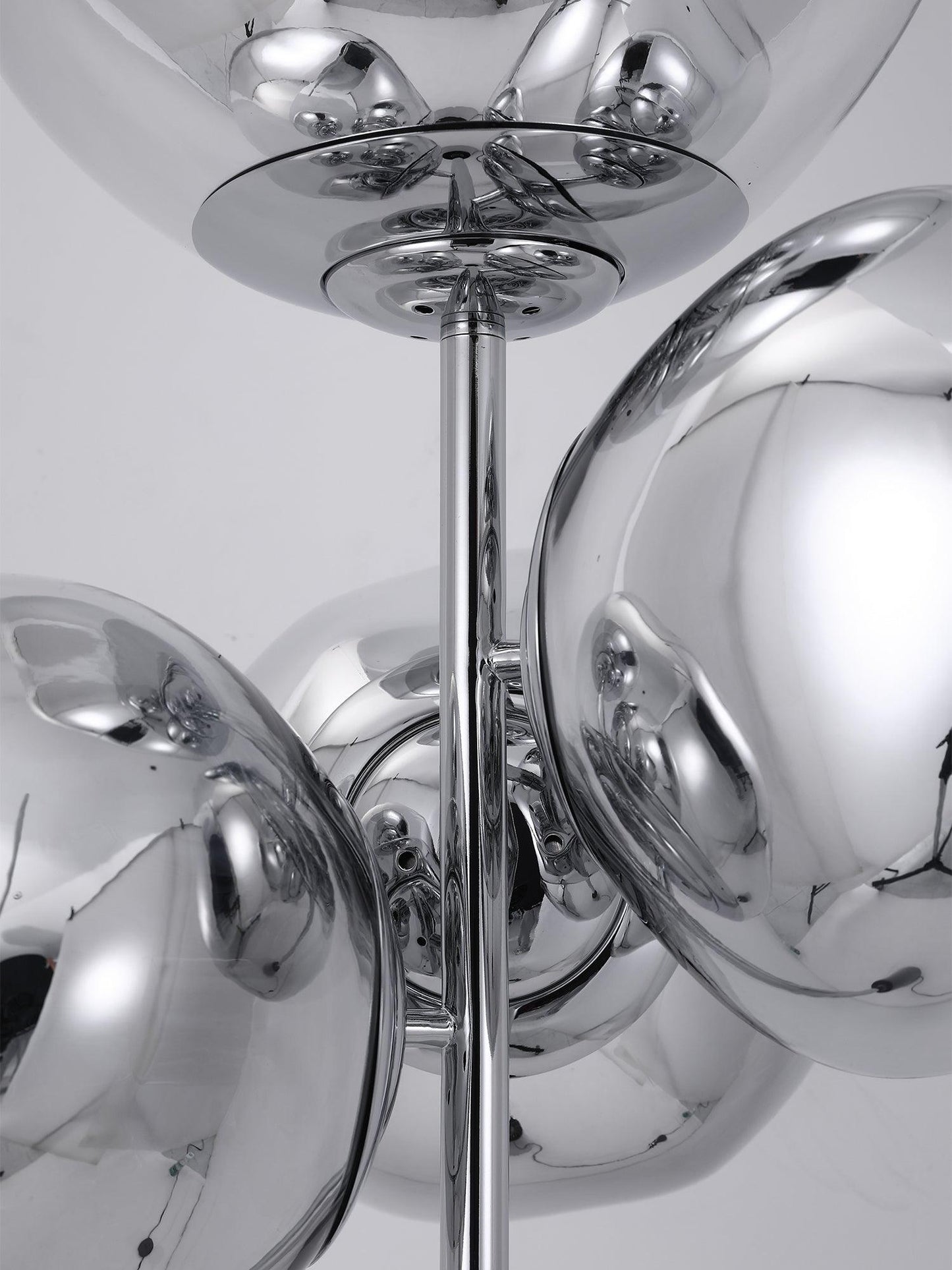 Lava Column Floor Lamp LED Indoor Lighting Chrome Black