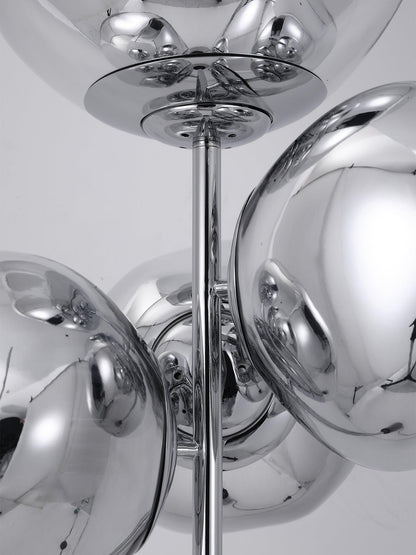 Lava Column Floor Lamp LED Indoor Lighting Chrome Black