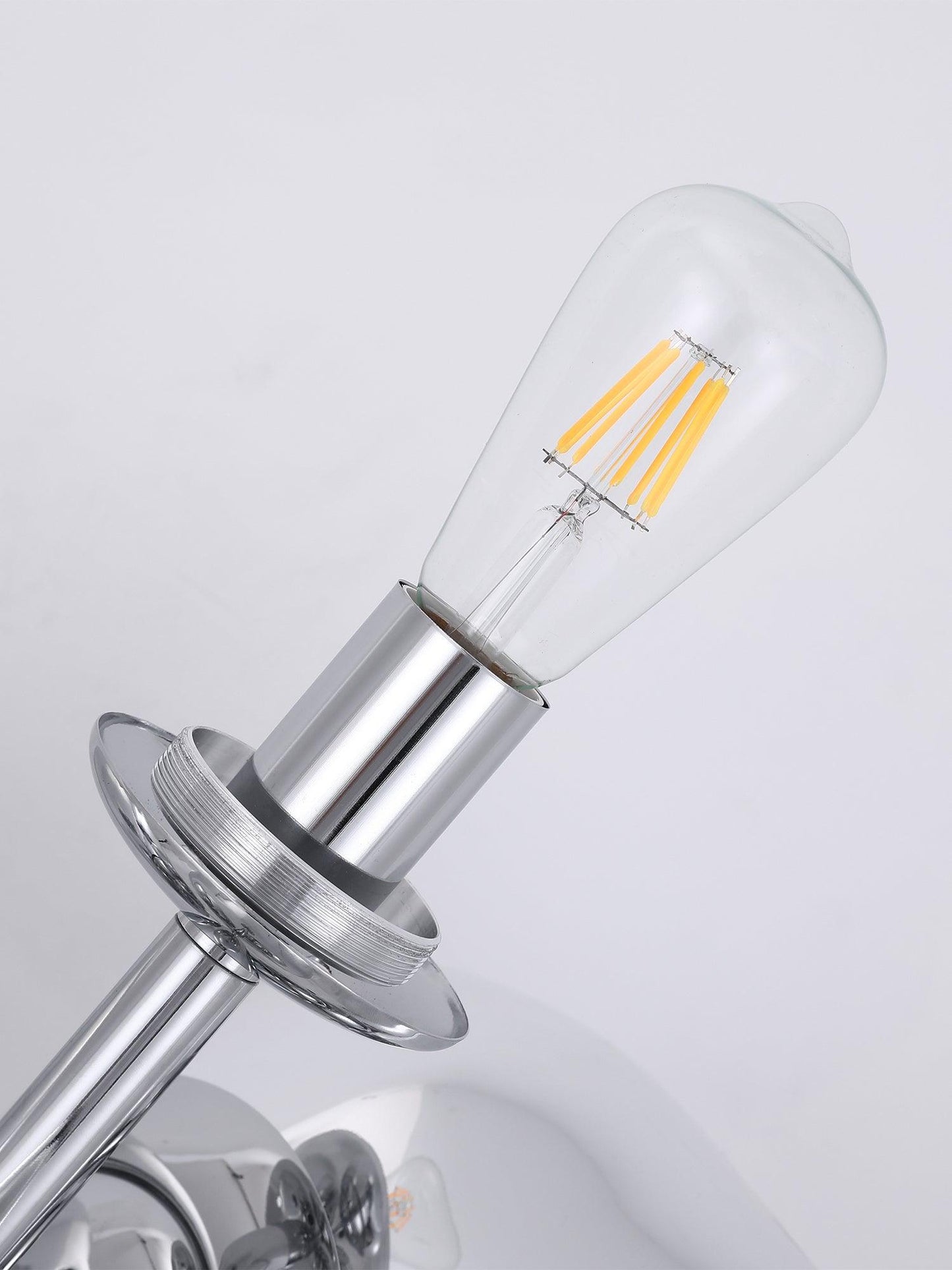 Lava Column Floor Lamp LED Indoor Lighting Chrome Black