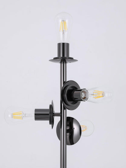 Lava Column Floor Lamp LED Indoor Lighting Chrome Black
