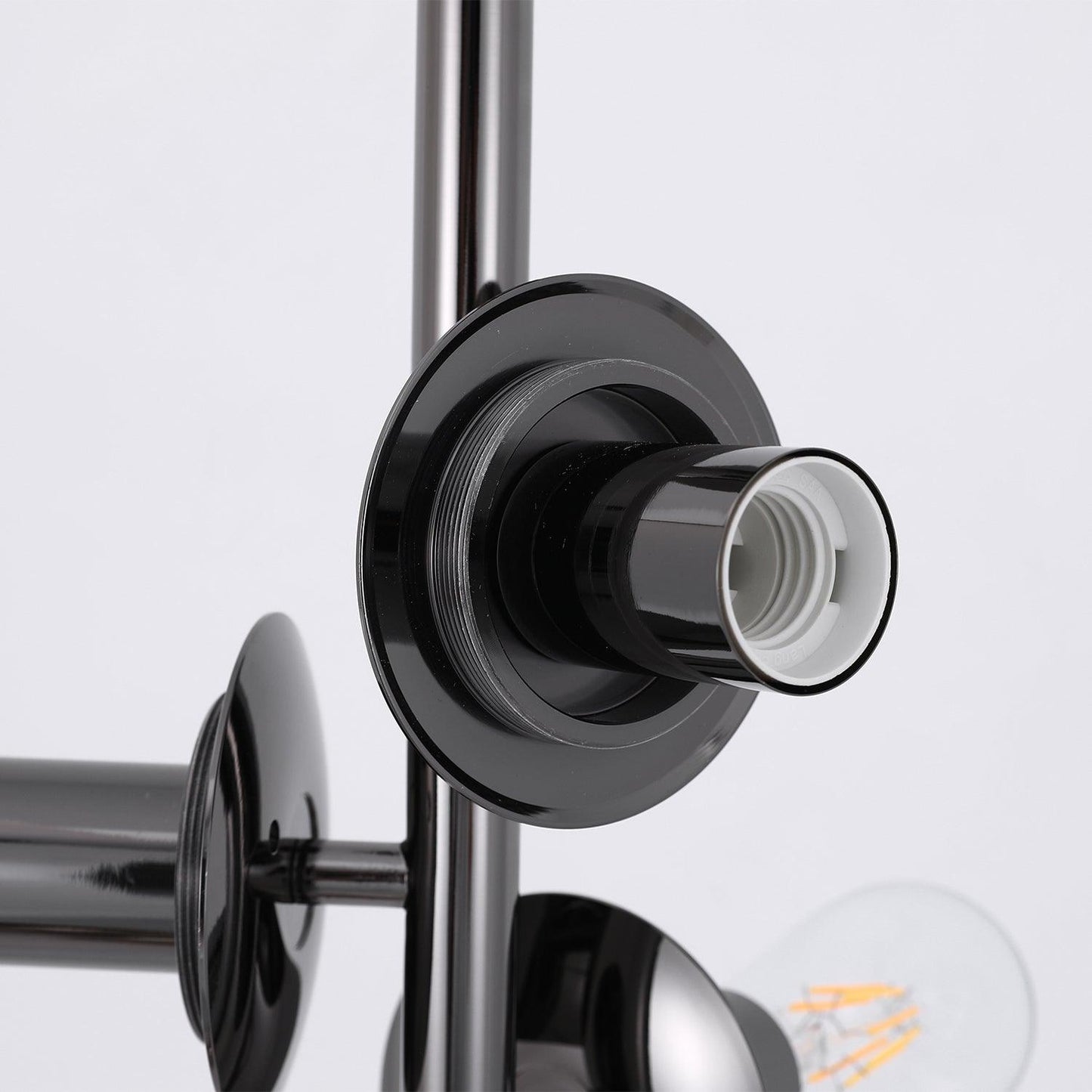 Lava Column Floor Lamp LED Indoor Lighting Chrome Black
