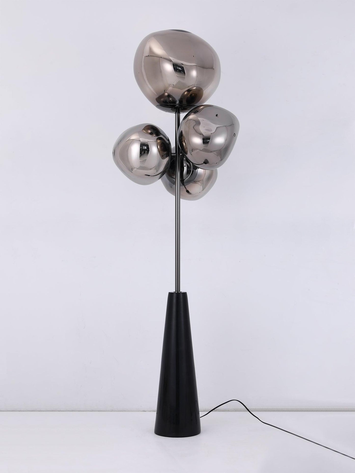 Lava Column Floor Lamp LED Indoor Lighting Chrome Black