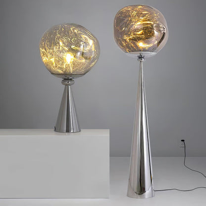 Cone Lava Floor Lamp - LED Indoor Lighting, Stylish Design