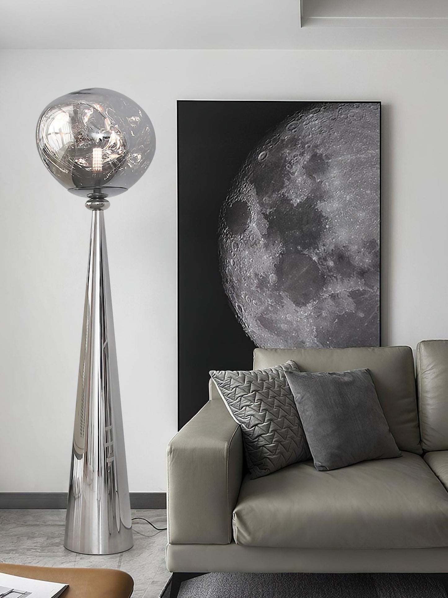 Cone Lava Floor Lamp - LED Indoor Lighting, Stylish Design