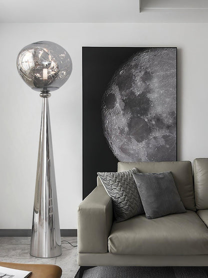 Cone Lava Floor Lamp - LED Indoor Lighting, Stylish Design
