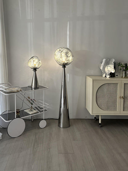 Cone Lava Floor Lamp - LED Indoor Lighting, Stylish Design