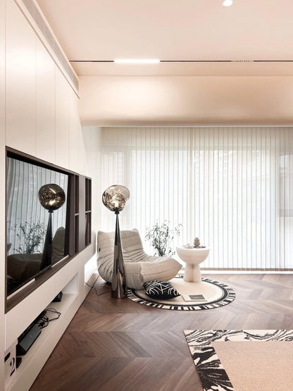 Cone Lava Floor Lamp - LED Indoor Lighting, Stylish Design