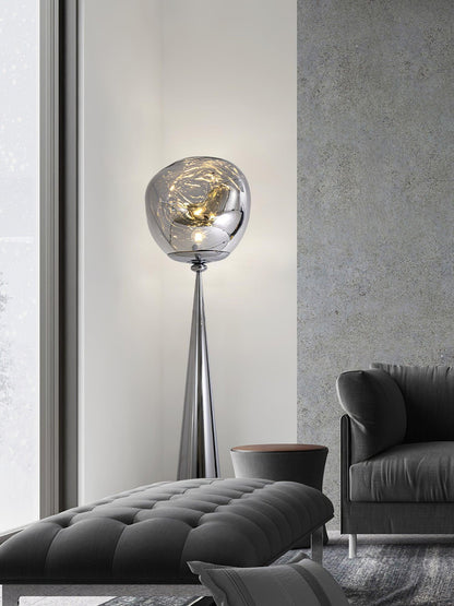 Cone Lava Floor Lamp - LED Indoor Lighting, Stylish Design