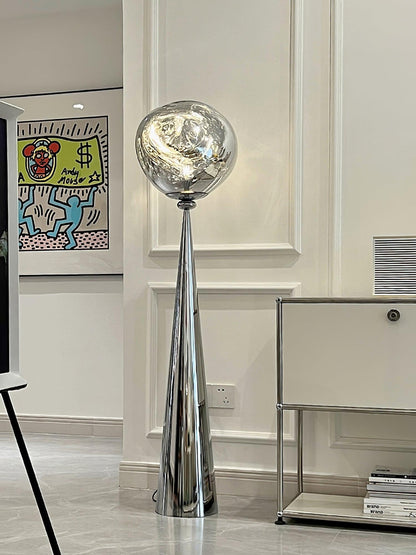 Cone Lava Floor Lamp - LED Indoor Lighting, Stylish Design