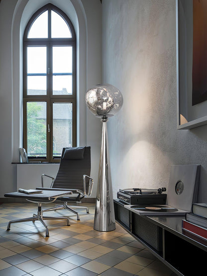 Cone Lava Floor Lamp - LED Indoor Lighting, Stylish Design