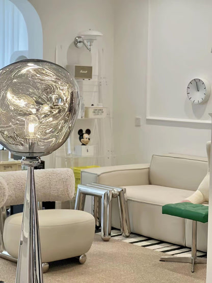 Cone Lava Floor Lamp - LED Indoor Lighting, Stylish Design