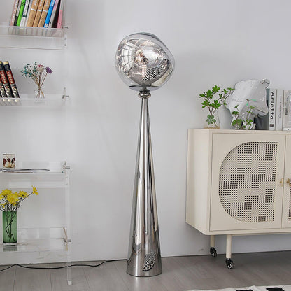 Cone Lava Floor Lamp - LED Indoor Lighting, Stylish Design