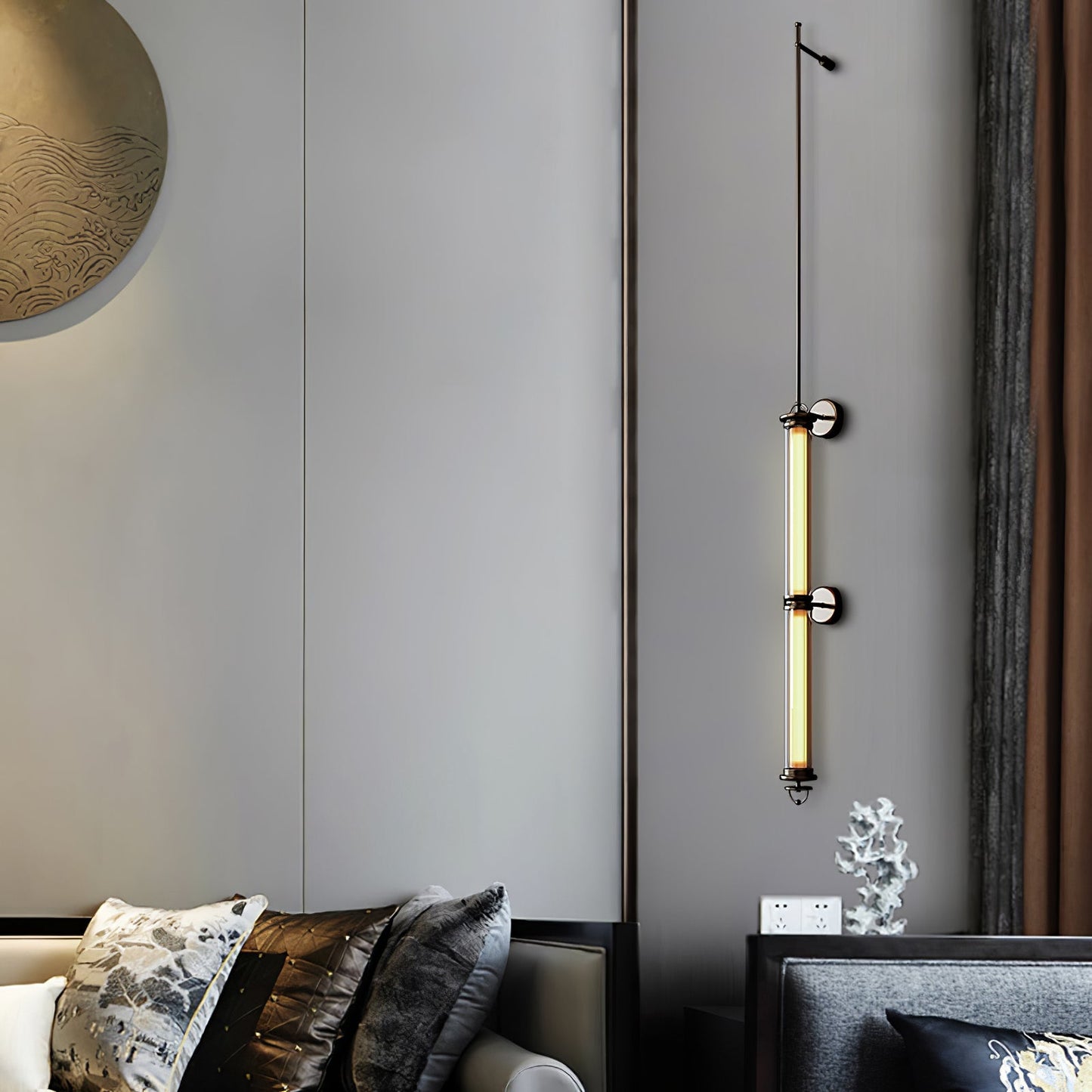 Meridian Vertical Wall Sconce LED Indoor Lighting Fixture