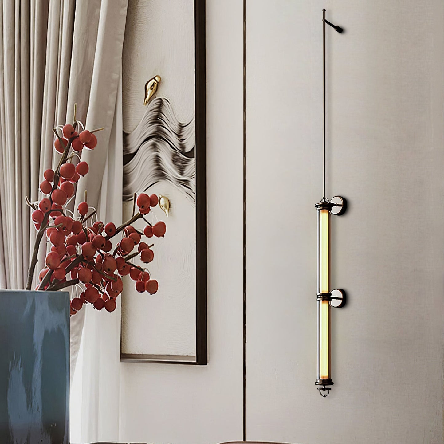 Meridian Vertical Wall Sconce LED Indoor Lighting Fixture