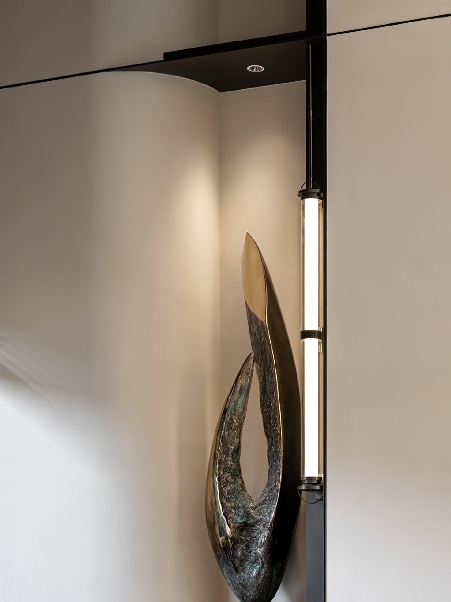 Meridian Vertical Wall Sconce LED Indoor Lighting Fixture