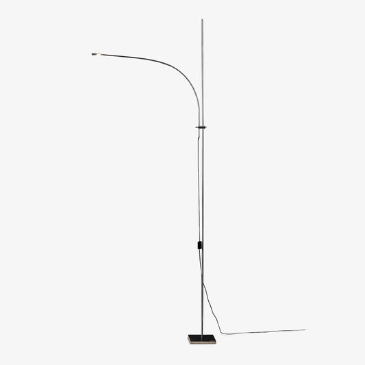 Metal Body Graceful Floor Lamp with Integrated LED Light