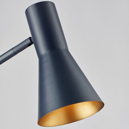 Metro Floor Lamp with Black Marble Base and LED Light