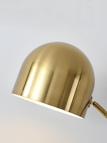 Metronome Floor Lamp - LED, Metal & Leather Design, Indoor