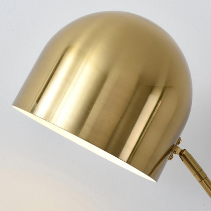 Metronome Floor Lamp - LED, Metal & Leather Design, Indoor