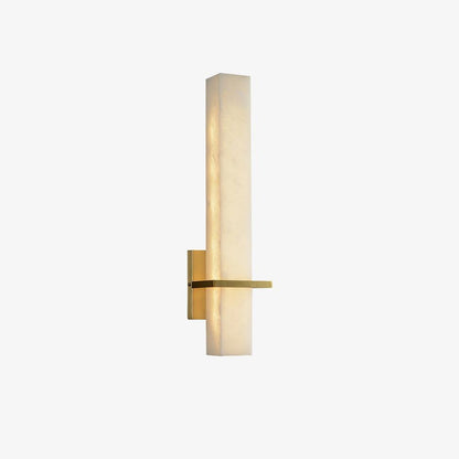 Milan Wall Sconce LED Indoor Lighting Brass Alabaster Fixture